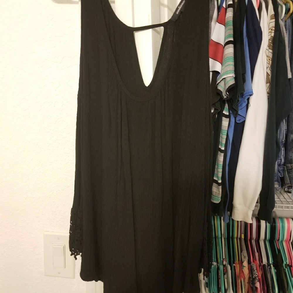 Plus Size cold shoulder top